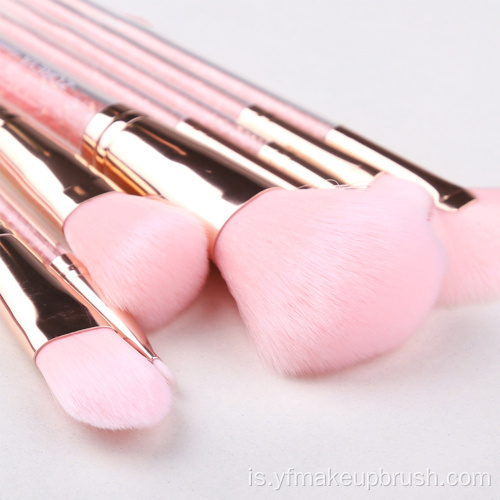 Pink Makeup Tól 10pcs gera upp bursta sett